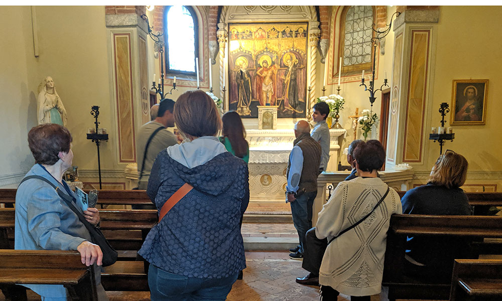 Visita a Sant'ambrogio con "Ville aperte" nel settembre 2019