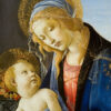 Madonna del libro (1480-81), Sandro Botticelli, museo Poldi Pezzoli, Milano (particolare)