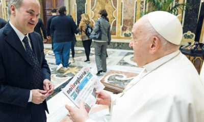 Roberto Gallon incontra Papa Francesco