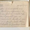 Gioachino Teruzzi e una delle lettere che ha inviato dal campo di prigionia