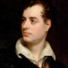 Lord Byron ritratto nel 1813 da Thomas Phillips (particolare)