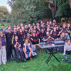la rangers music band del brugo con familiari e amici